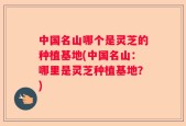 中国名山哪个是灵芝的种植基地(中国名山：哪里是灵芝种植基地？)