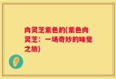 肉灵芝紫色的(紫色肉灵芝：一场奇妙的味觉之旅)