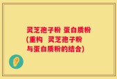 灵芝孢子粉 蛋白质粉(重构  灵芝孢子粉与蛋白质粉的结合)