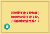 武汉灵芝孢子粉加盟(加盟武汉灵芝孢子粉，开启健康致富之路！)