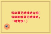 深圳灵芝地铁站介绍(深圳新增灵芝地铁站，一睹为快！)