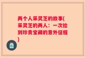 两个人采灵芝的故事(采灵芝的两人：一次捡到珍贵宝藏的意外征程)