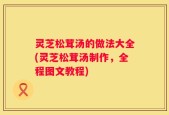 灵芝松茸汤的做法大全(灵芝松茸汤制作，全程图文教程)