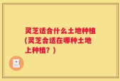 灵芝适合什么土地种植(灵芝合适在哪种土地上种植？)
