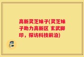 高新灵芝妹子(灵芝妹子助力高新区 玄武脚印，探访科技前沿)