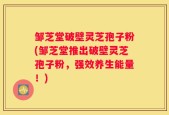 邹芝堂破壁灵芝孢子粉(邹芝堂推出破壁灵芝孢子粉，强效养生能量！)