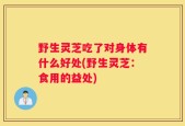 野生灵芝吃了对身体有什么好处(野生灵芝：食用的益处)