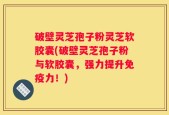 破壁灵芝孢子粉灵芝软胶囊(破壁灵芝孢子粉与软胶囊，强力提升免疫力！)