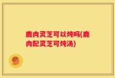 鹿肉灵芝可以炖吗(鹿肉配灵芝可炖汤)