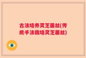 古法培养灵芝菌丝(传统手法栽培灵芝菌丝)