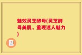 魅效灵芝酵母(灵芝酵母美肌，重现迷人魅力)