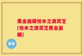 黑金面膜悦木之源灵芝(悦木之源灵芝黑金面膜)