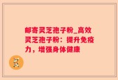 邮寄灵芝孢子粉_高效灵芝孢子粉：提升免疫力，增强身体健康