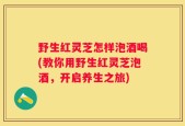 野生红灵芝怎样泡酒喝(教你用野生红灵芝泡酒，开启养生之旅)