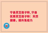 宁县灵芝孢子粉_宁县优质灵芝孢子粉：天然健康，提升免疫力