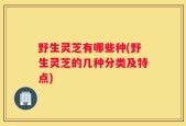 野生灵芝有哪些种(野生灵芝的几种分类及特点)
