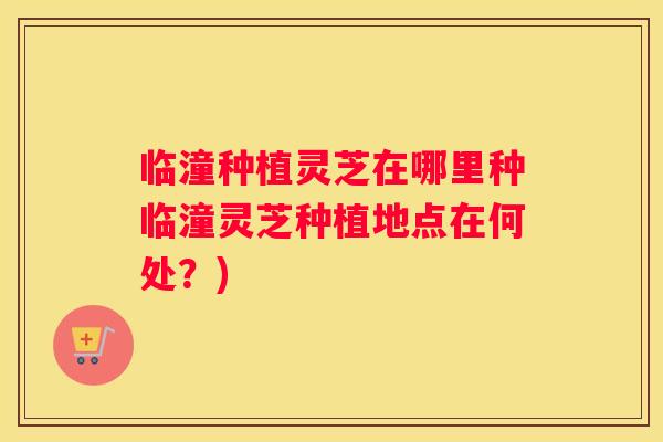 临潼种植灵芝在哪里种临潼灵芝种植地点在何处？)
