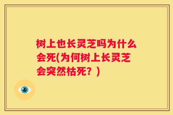 树上也长灵芝吗为什么会死(为何树上长灵芝会突然枯死？)