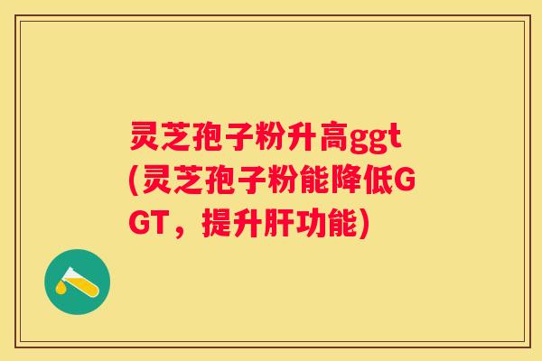 灵芝孢子粉升高ggt(灵芝孢子粉能降低GGT，提升功能)