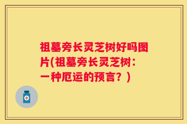 祖墓旁长灵芝树好吗图片(祖墓旁长灵芝树：一种厄运的预言？)