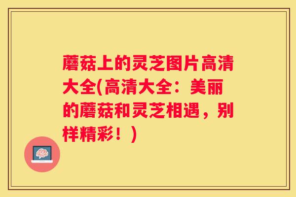 蘑菇上的灵芝图片高清大全(高清大全：美丽的蘑菇和灵芝相遇，别样精彩！)