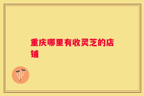重庆哪里有收灵芝的店铺