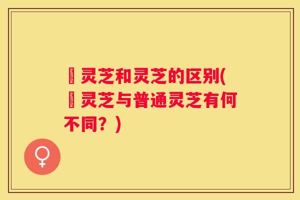 邚灵芝和灵芝的区别(邚灵芝与普通灵芝有何不同？)