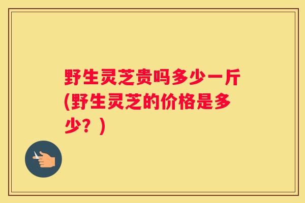 野生灵芝贵吗多少一斤(野生灵芝的价格是多少？)