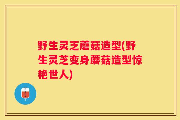 野生灵芝蘑菇造型(野生灵芝变身蘑菇造型惊艳世人)