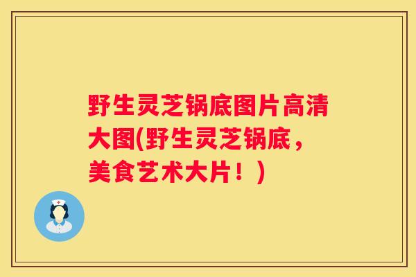 野生灵芝锅底图片高清大图(野生灵芝锅底，美食艺术大片！)