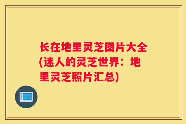 长在地里灵芝图片大全(迷人的灵芝世界：地里灵芝照片汇总)