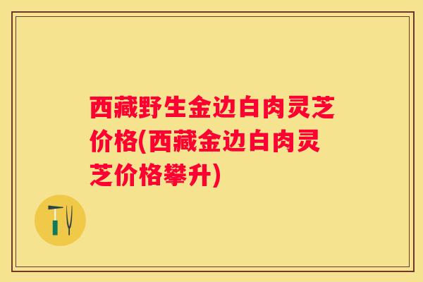 西藏野生金边白肉灵芝价格(西藏金边白肉灵芝价格攀升)