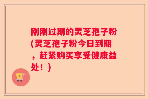 刚刚过期的灵芝孢子粉(灵芝孢子粉今日到期,赶紧购买享受健康益处!) 刚刚过期的灵芝孢子粉(灵芝孢子粉今日到期,赶紧购买享受健康益处!)