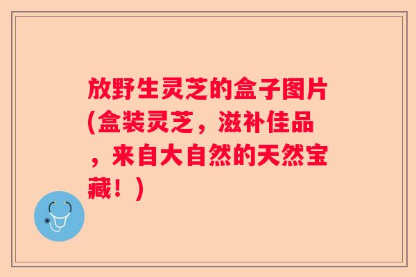 放野生灵芝的盒子图片(盒装灵芝，滋补佳品，来自大自然的天然宝藏！)